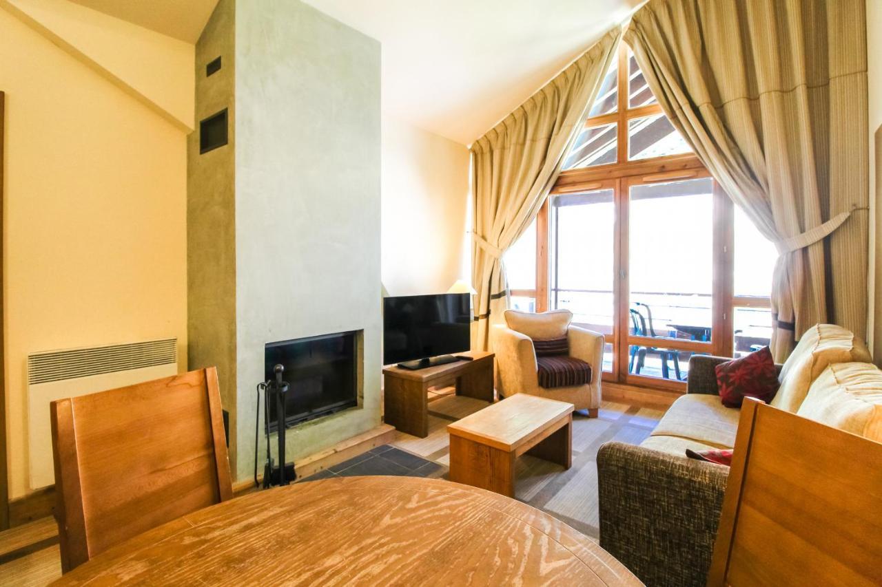 Les Terrasses D'Eos, 1-Bed Apartment With Fireplace, Ski In, Ski Out Flaine Luaran gambar