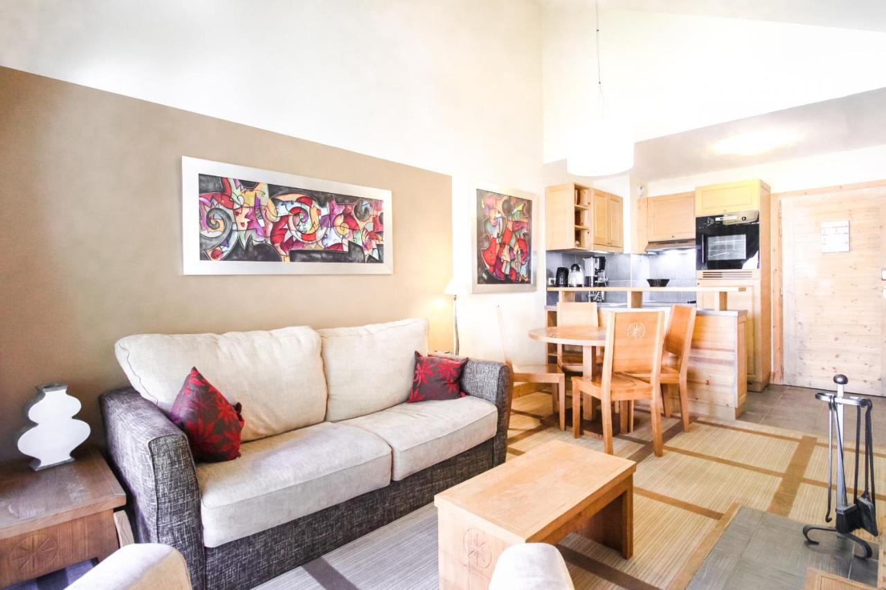 Les Terrasses D'Eos, 1-Bed Apartment With Fireplace, Ski In, Ski Out Flaine Luaran gambar
